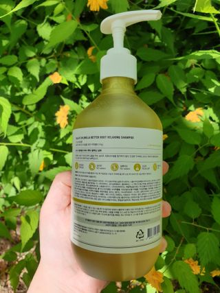 달리프 클로렐라 베러 루트 릴렉싱 샴푸 500ml — 5점을 준 리뷰어가 2021년 5월 올린 사용 사진