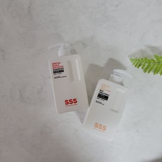 트리플에스 탈모 샴푸 580ml + 실크 트리트먼트 580ml — 5점을 준 리뷰어가 2021년 5월 올린 사용 사진