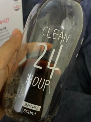 클린24시간 1BOX(5포) + 전용보틀(500ml) — 4점을 준 리뷰어가 2023년 2월 올린 사용 사진