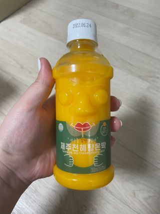 탐라원 제주의 맛, 몬딱주스 4종세트 - 한라봉몬딱주스, 천혜향몬딱주스, 청귤에이드, 당근몬딱주스 — 5점을 준 리뷰어가 2021년 7월 올린 사용 사진