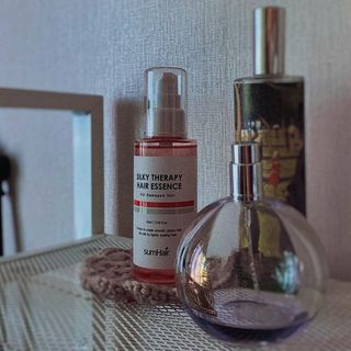 썸헤어 / SUMHAIR 썸헤어 실키 테라피 헤어 에센스 — 4.5점을 준 리뷰어가 2021년 5월 올린 사용 사진