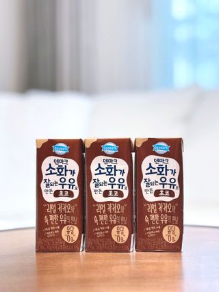 [구매평]덴마크 소화가 잘되는 우유로 만든 초코, 190ml, 24개 — 5점을 준 리뷰어가 2025년 2월 올린 사용 사진