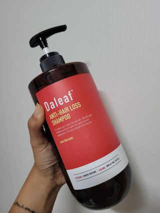 달리프 진저 베러 퍼퓸 탈모 완화 샴푸 1000ml 향 3종 — 4.5점을 준 리뷰어가 2021년 2월 올린 사용 사진