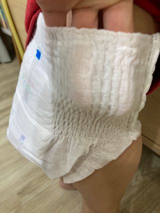 쿠잉 에어드라이  풀커버 팬티기저귀 (L/XL/XXL/XXXL) 1팩 — 5점을 준 리뷰어가 2023년 1월 올린 사용 사진