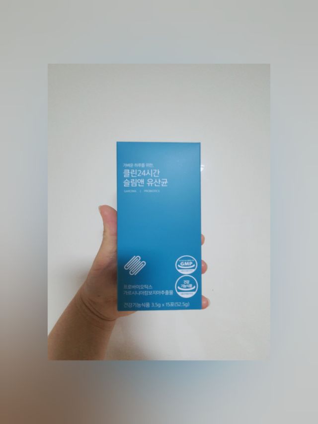 클린24시간 슬림앤유산균 1박스 (3.5g X 15포) 리뷰 사진