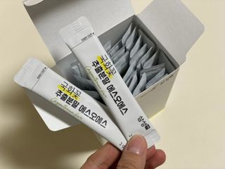 체인미 국화꽃 추출분말 에스오에스 곡류효소 과일채소 17종 혼합 분말 스틱 — 5점을 준 리뷰어가 2021년 11월 올린 사용 사진