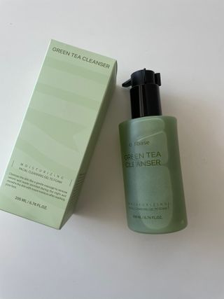 프리마인 메이크업과 들뜨는 각질까지 한방에 깐달걀로! 순하기까지한 셀베이스 그린티클렌저(200ml) — 5점을 준 리뷰어가 2023년 4월 올린 사용 사진