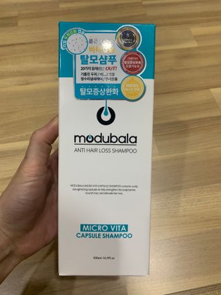 모두발라 마이크로 비타캡슐 탈모샴푸 — 5점을 준 리뷰어가 2021년 12월 올린 사용 사진