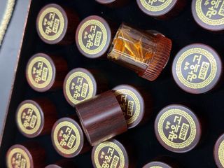 광동생활건강 프리 미션 [광동] 광옥고 보력환 (3.75 g x 30환) — 5점을 준 리뷰어가 2025년 7월 올린 사용 사진
