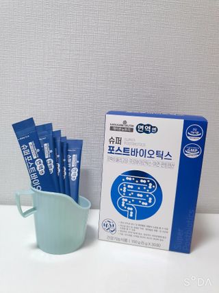 메이준뉴트리 슈퍼 포스트바이오틱스 — 5점을 준 리뷰어가 2021년 3월 올린 사용 사진
