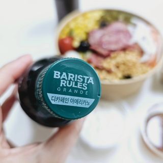 무라벨 바리스타룰스 디카페인 아메리카노 — 5점을 준 리뷰어가 2024년 4월 올린 사용 사진