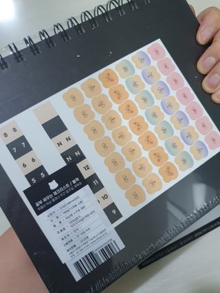 리훈 곰부 세우는 체크리스트 위클리 탁상 플래너 주간 일주일 계획표 — 5점을 준 리뷰어가 2023년 2월 올린 사용 사진