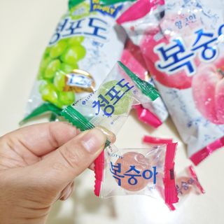 청포도캔디 복숭아캔디 — 4점을 준 리뷰어가 2022년 11월 올린 사용 사진