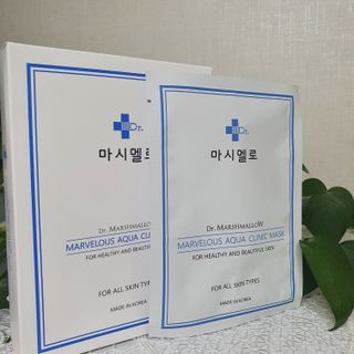 닥터마시멜로 닥터마스멜로 마블러스 아쿠아 클리닉 마스크 — 5점을 준 리뷰어가 2021년 6월 올린 사용 사진