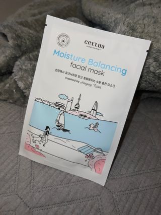 세뚜아(Cettua) 나우[세뚜아] 모이스처 밸런싱 페이셜 마스크 Cettua Moisture Balancing Facial Mask 4매 — 5점을 준 리뷰어가 2023년 12월 올린 사용 사진