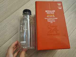 클린24시간 레드박스 1BOX(5포) + 전용보틀(500ml) — 5점을 준 리뷰어가 2024년 1월 올린 사용 사진