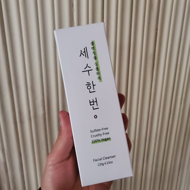 세수한번 폼클렌저 리뷰 사진