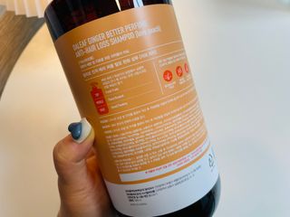 달리프 진저 베러 퍼퓸 탈모 완화 샴푸 1000ml 향 3종 — 5점을 준 리뷰어가 2021년 2월 올린 사용 사진