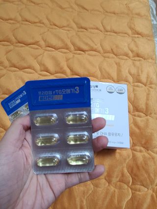 체인미 프리미엄 rTG 오메가3 비타민E 850mg x 30캡슐 — 5점을 준 리뷰어가 2021년 11월 올린 사용 사진