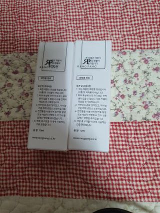 랑팡 EGF+FGF 10ppm 리포좀 앰플 원액 10ml — 3.5점을 준 리뷰어가 2021년 11월 올린 사용 사진