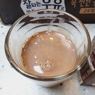 [구매평]덴마크 소화가 잘되는 우유로 만든 초코, 190ml, 24개 — 5점을 준 리뷰어가 2025년 2월 올린 사용 사진