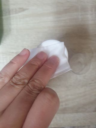 whol 키토클린 200ml - 항균항바이러스 강아지 눈 코 입 귀 세정탈취 고양이 턱드름제거 무향 워터리스 대용량 — 5점을 준 리뷰어가 2022년 10월 올린 사용 사진