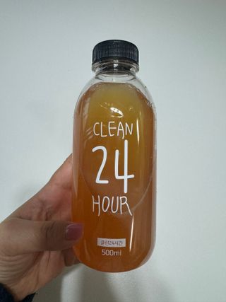클린24시간 레드박스 1BOX(5포) + 전용보틀(500ml) — 5점을 준 리뷰어가 2024년 1월 올린 사용 사진