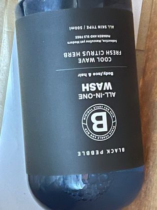 블랙페블 올인원 워시 쿨 웨이브 500ml — 5점을 준 리뷰어가 2021년 4월 올린 사용 사진