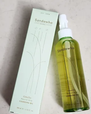 스킨큐어 산다화 순한 클렌징 동백 오일 200ml — 5점을 준 리뷰어가 2023년 4월 올린 사용 사진