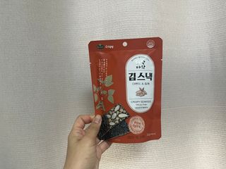 더빈트 와삭바삭 김스낵 — 5점을 준 리뷰어가 2023년 1월 올린 사용 사진