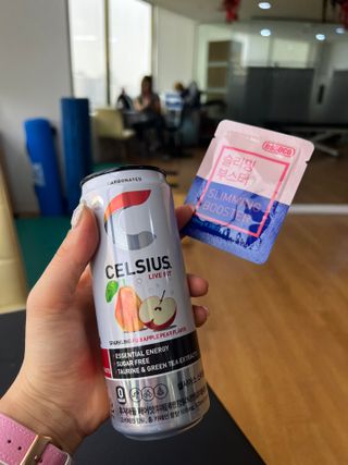 셀시어스 오리지널 325ml 에너지 비타민 피트니스 드링크(24can) 다이어트 음료 — 5점을 준 리뷰어가 2022년 5월 올린 사용 사진