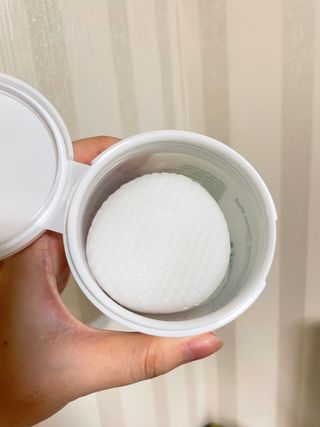 키노닉스 양배추 카밍 진정 토너패드 — 3점을 준 리뷰어가 2021년 8월 올린 사용 사진