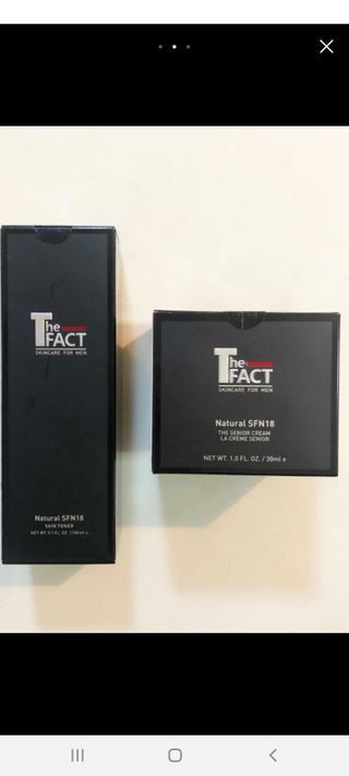 The Fact [5 IN 1] 더 팩트 내추럴 에스에프엔 에이틴 스킨토너+크림 세트 — 5점을 준 리뷰어가 2021년 6월 올린 사용 사진