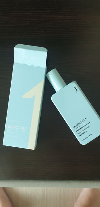 [정우성 올인원] 무슈제이 베이직 아쿠아 올인원 / 남자 화장품 브랜드 — 5점을 준 리뷰어가 2021년 3월 올린 사용 사진