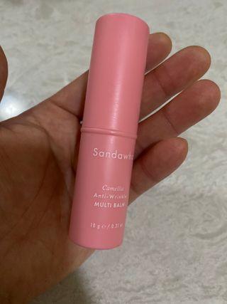 스킨큐어 산다화 카멜리아 안티 링클 멀티밤 — 5점을 준 리뷰어가 2023년 12월 올린 사용 사진