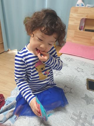 푸름웰니스 라바 쑥쑥구미 36g — 5점을 준 리뷰어가 2022년 3월 올린 사용 사진