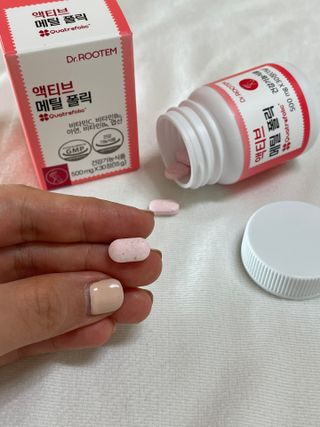 [닥터루템] 액티브 메틸 폴릭 800 4세대 활성형 엽산 1box (1개월분) — 4점을 준 리뷰어가 2023년 1월 올린 사용 사진