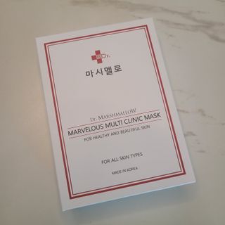 닥터마시멜로 마블러스 멀티 클리닉 마스크 — 4점을 준 리뷰어가 2021년 6월 올린 사용 사진