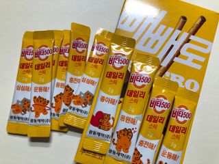 광동생활건강 [광동] 비타500데일리스틱  ★빼빼로데이★ 30포+70포+ 뚱랑이스티커+빼빼로+쇼핑백 — 5점을 준 리뷰어가 2022년 11월 올린 사용 사진
