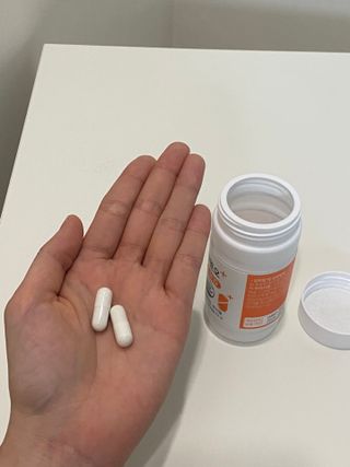프리마인 성큼다가온 봄, 이너뷰티를 챙겨야 피부도 화사하게, 컨디션도 활기차게. 흡수율을 높인 고효율 비타민. — 5점을 준 리뷰어가 2022년 10월 올린 사용 사진