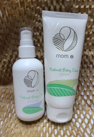 mom e 맘이 내추럴 베이비 케어 크림+바디오일 — 5점을 준 리뷰어가 2021년 1월 올린 사용 사진