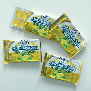 마요라 히말라야 솔트 캔디 2종-페퍼민트 맛, 라임민트 맛 — 5점을 준 리뷰어가 2022년 11월 올린 사용 사진