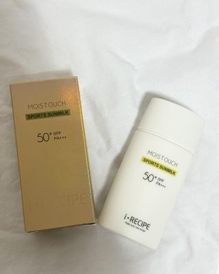 아이레시피 모이스트터치 스포츠 선밀크 50ml (SPF50+ PA+++) — 5점을 준 리뷰어가 2023년 6월 올린 사용 사진