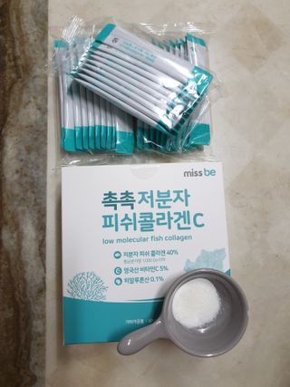 미스비 촉촉 저분자 피쉬콜라겐C — 5점을 준 리뷰어가 2021년 7월 올린 사용 사진