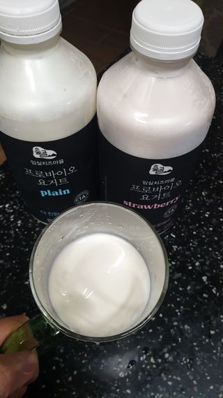 숲골 임실치즈마을 프로바이오 요거트 900ml — 5점을 준 리뷰어가 2021년 8월 올린 사용 사진