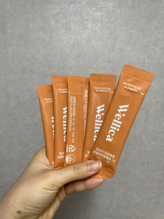 웰리카 다이어트 프로바이오틱스 — 5점을 준 리뷰어가 2021년 1월 올린 사용 사진