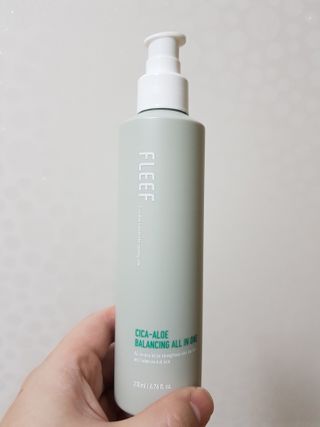 플리프 시카-알로에 밸런싱 올인원 200ml — 5점을 준 리뷰어가 2021년 1월 올린 사용 사진