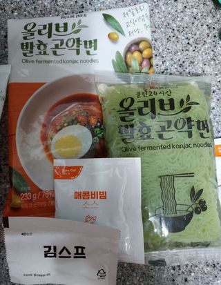 클린24시간 올리브 발효곤약면 찰비빔면 1세트-(3봉) — 4점을 준 리뷰어가 2024년 1월 올린 사용 사진