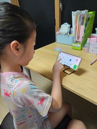 나우[소중한글]100일 만에 완성하는 소리중심 한글 공부 - 소중한글 100일 이용권 — 5점을 준 리뷰어가 2024년 7월 올린 사용 사진