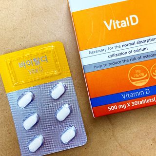 뉴트리션팩토리 비타프렙 바이탈디 비타민D 500mg — 4점을 준 리뷰어가 2021년 7월 올린 사용 사진